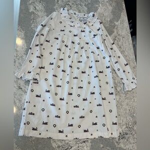 Petite Plume Christmas Nightgown Size 8